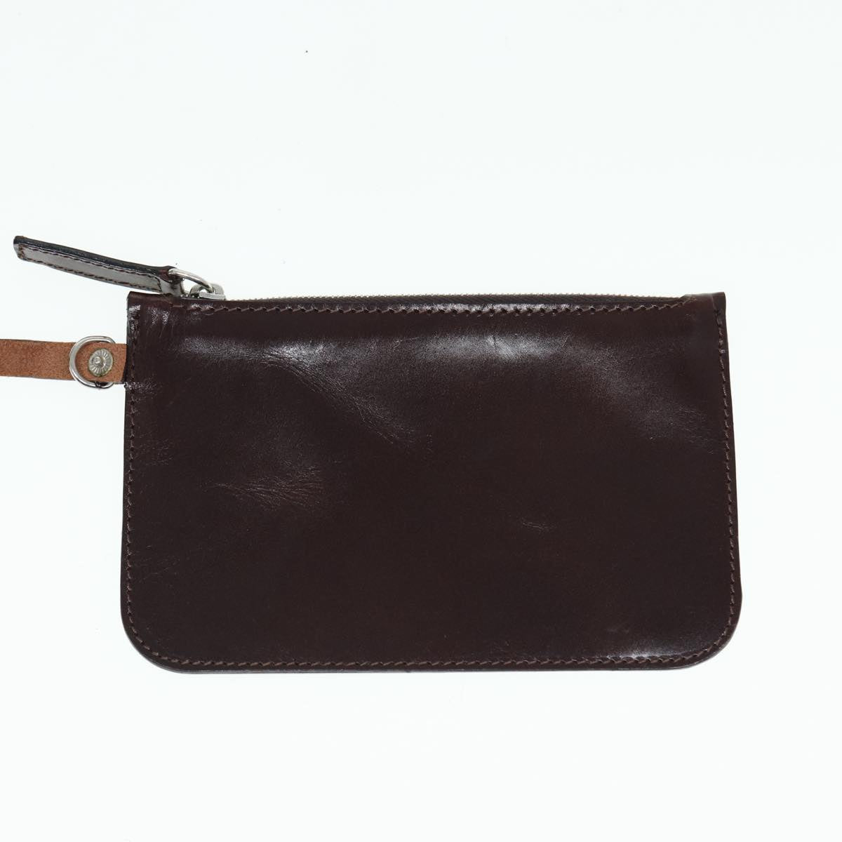 FENDI Zucca Canvas Tote Bag Wool Brown Black Silver yk14162