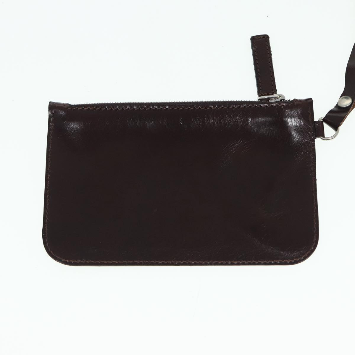 FENDI Zucca Canvas Tote Bag Wool Brown Black Silver yk14162
