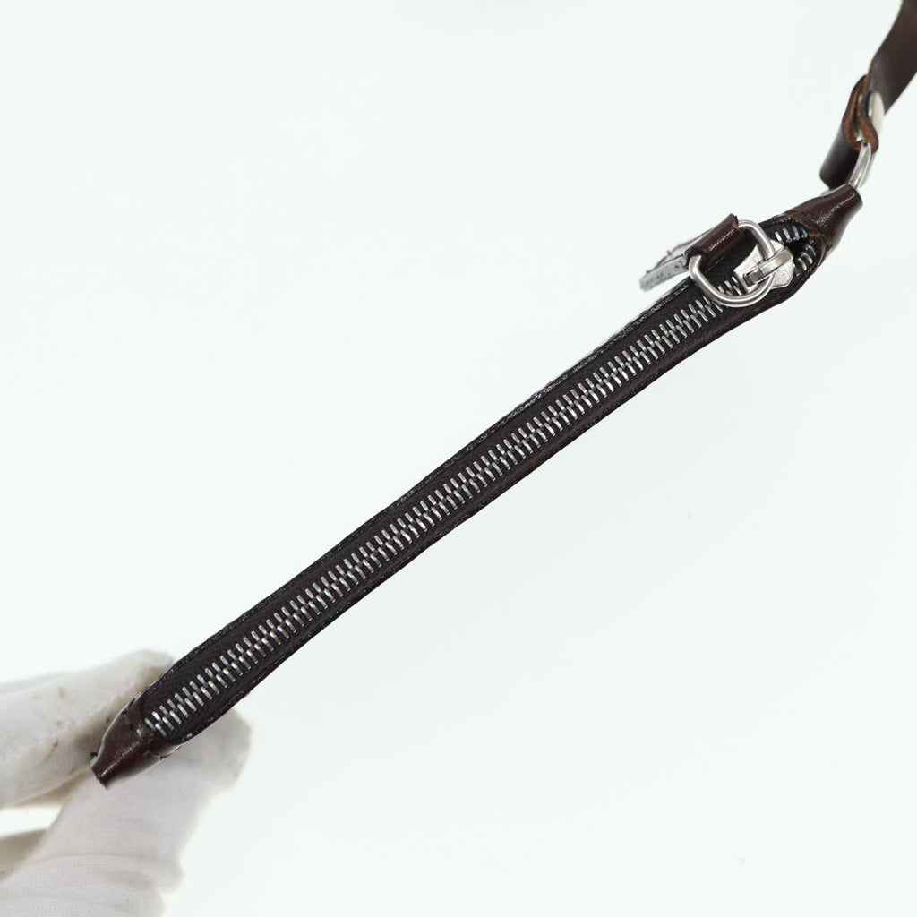 FENDI Zucca Canvas Tote Bag Wool Brown Black Silver yk14162