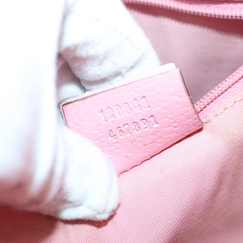 GUCCI GG Canvas Shoulder Bag Beige Gold 120841 yk14171