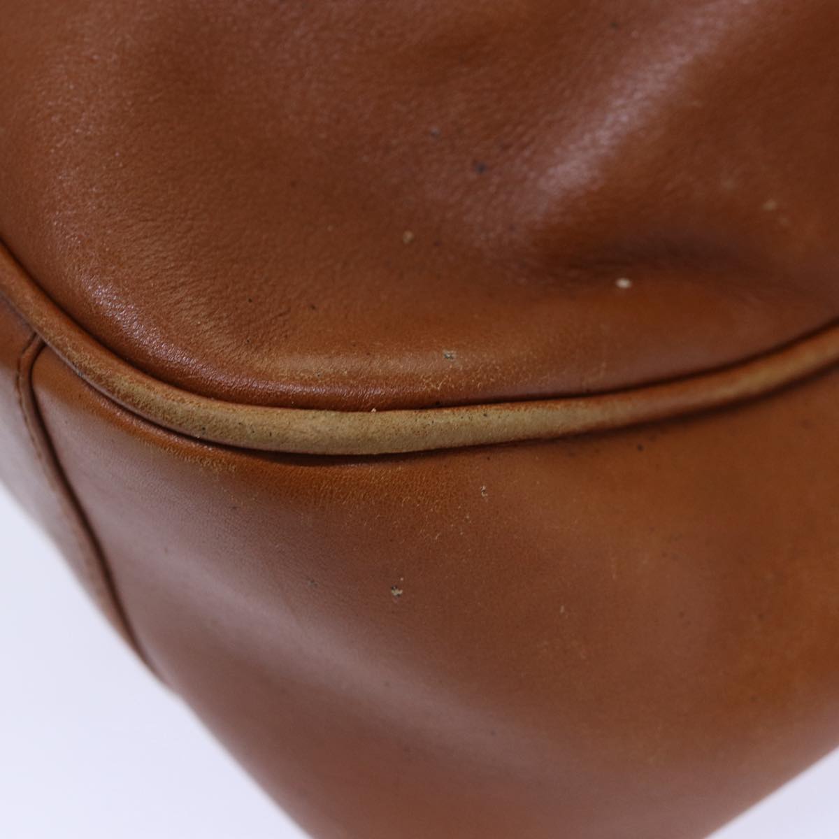 GUCCI Bamboo Hand Bag Leather 2way Brown Gold 001 1705 1638 yk14231