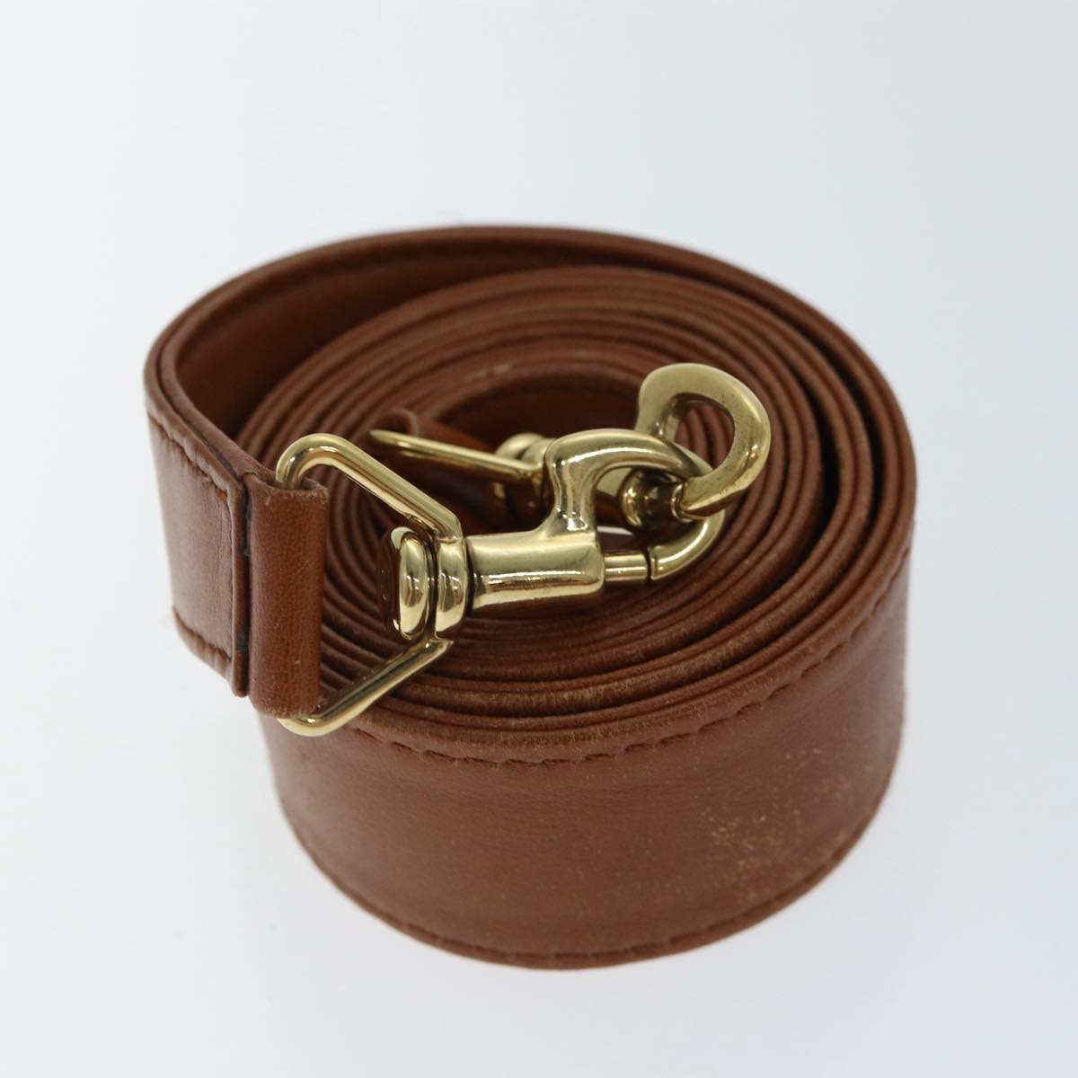 GUCCI Bamboo Hand Bag Leather 2way Brown Gold 001 1705 1638 yk14231
