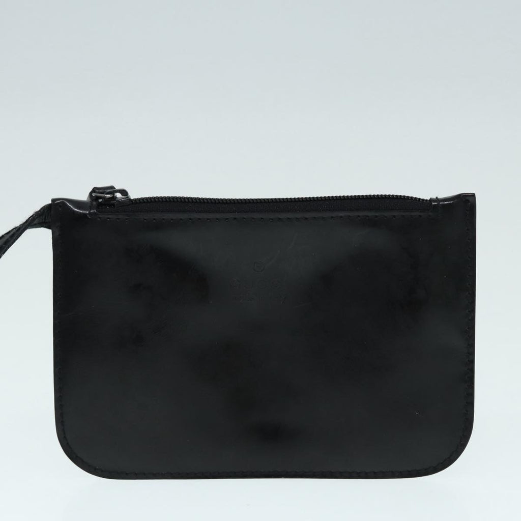 GUCCI GG Canvas Hand Bag Black Silver 001 3753 2684 yk14293