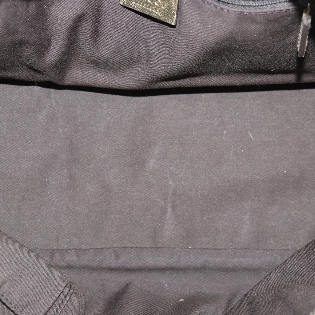 GUCCI GG Canvas Pretty Hand Bag Gold Tone Gold 161720 yk14353