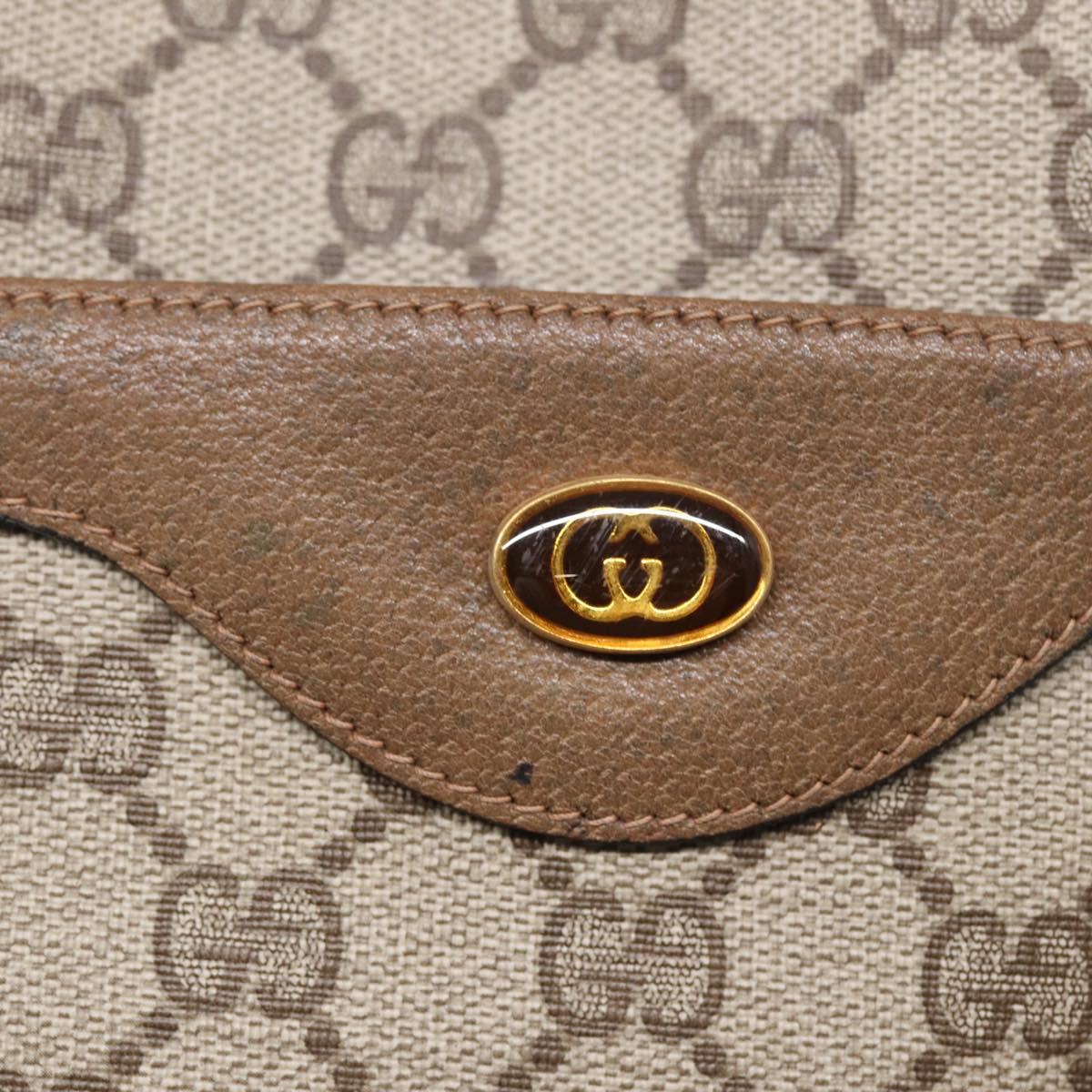 GUCCI GG Supreme Web Sherry Line Tote Bag PVC Beige Red 39 02 003 yk14357