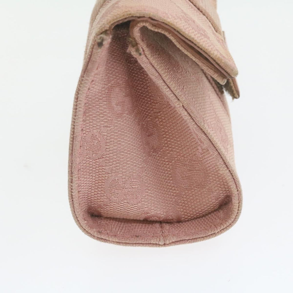 GUCCI GG Canvas Pouch Pink 0391055 yk1437