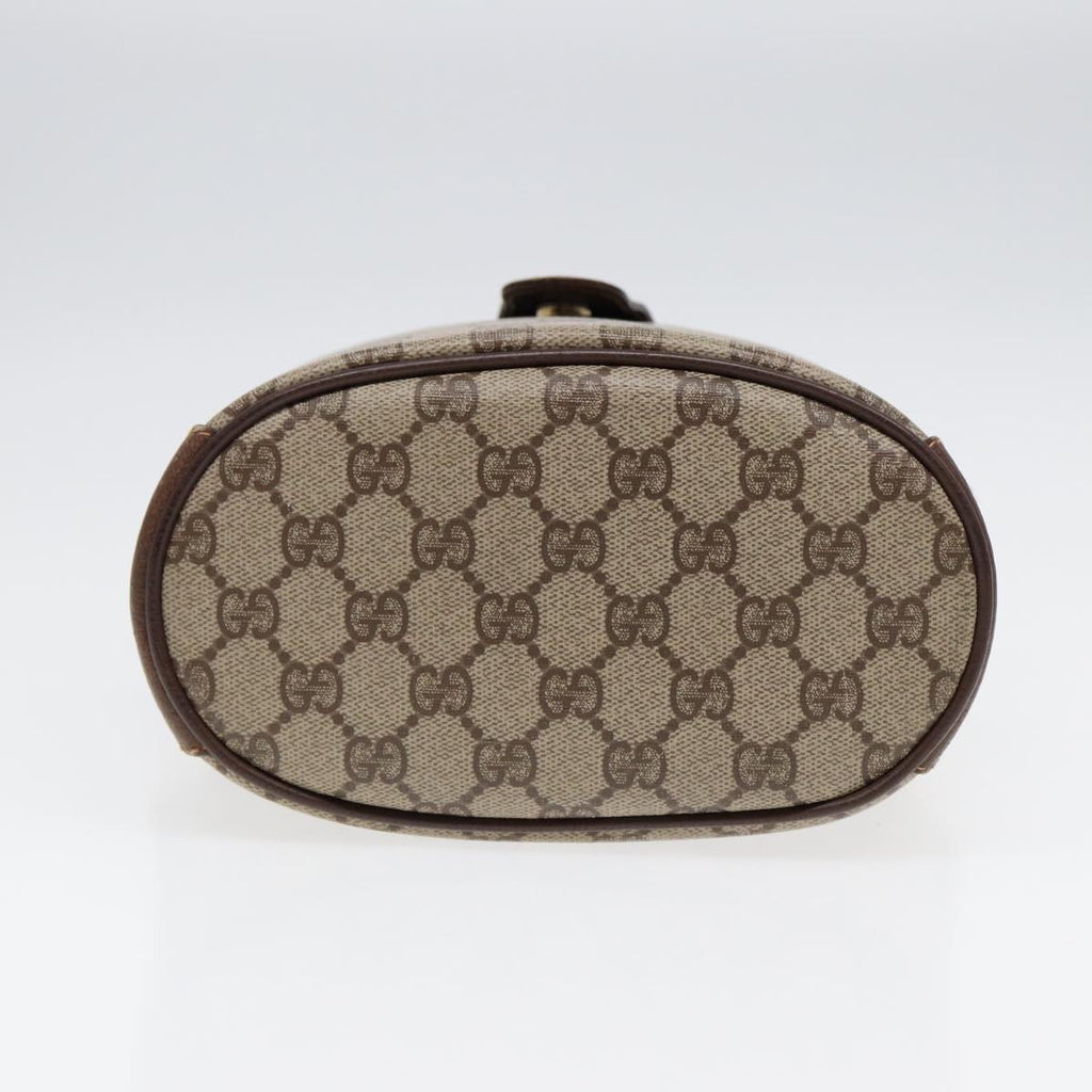 GUCCI GG Supreme Web Sherry Line Shoulder Bag PVC Beige 40 02 081 yk14383