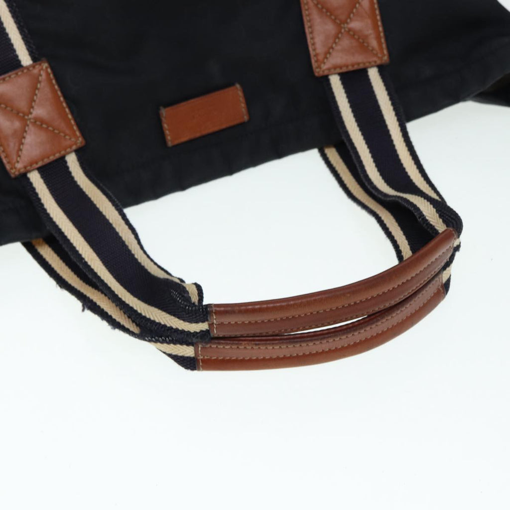 GUCCI GG Canvas Tote Bag Black Navy 189669 yk14419