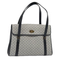 GUCCI Micro GG Supreme Hand Bag PVC Navy Gold 000 46 4857 yk14482