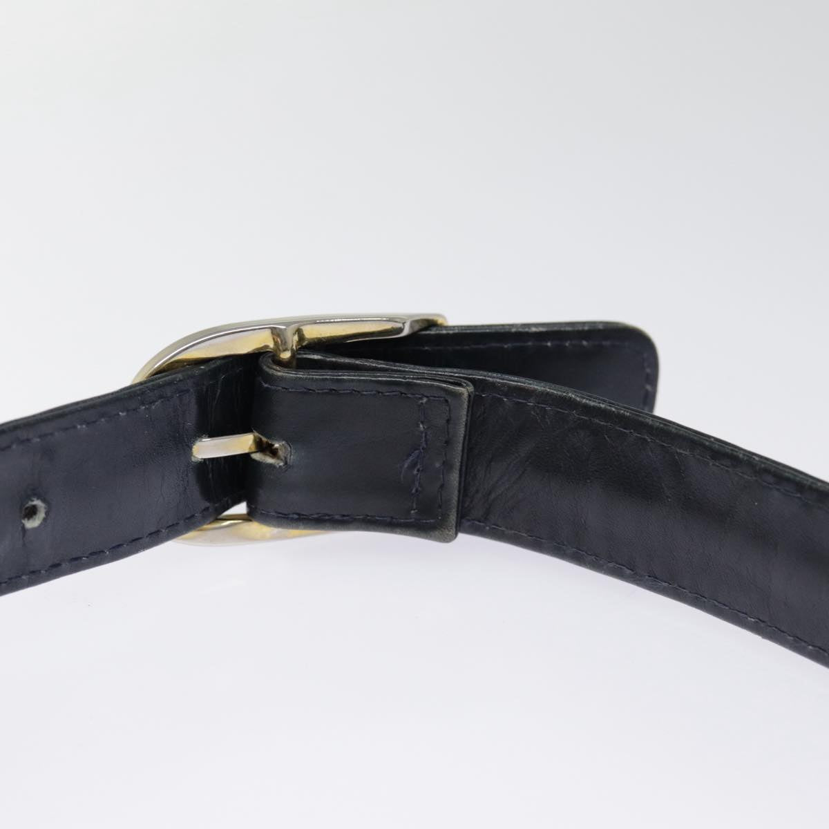 GUCCI GG Supreme Shoulder Bag PVC Navy Gold yk14604