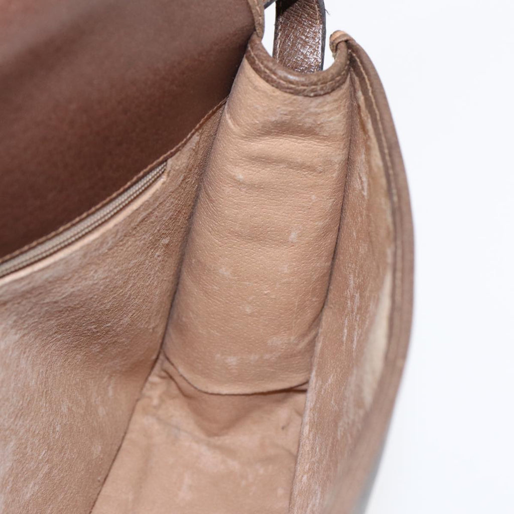 GUCCI GG Supreme Web Sherry Line Shoulder Bag PVC Beige Gold yk14618