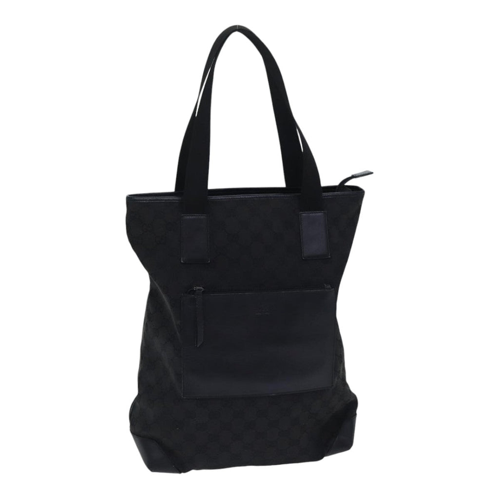 GUCCI GG Canvas Tote Bag Black 28892 yk14623