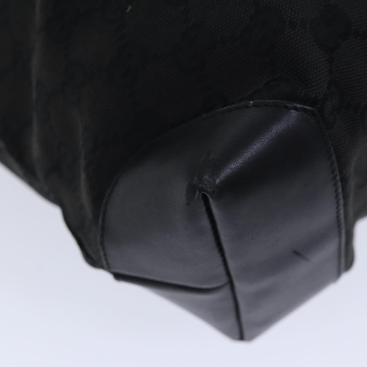 GUCCI GG Canvas Tote Bag Black 28892 yk14623