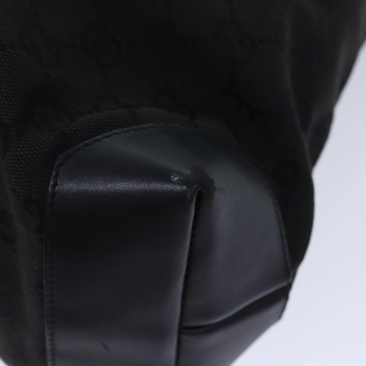 GUCCI GG Canvas Tote Bag Black 28892 yk14623
