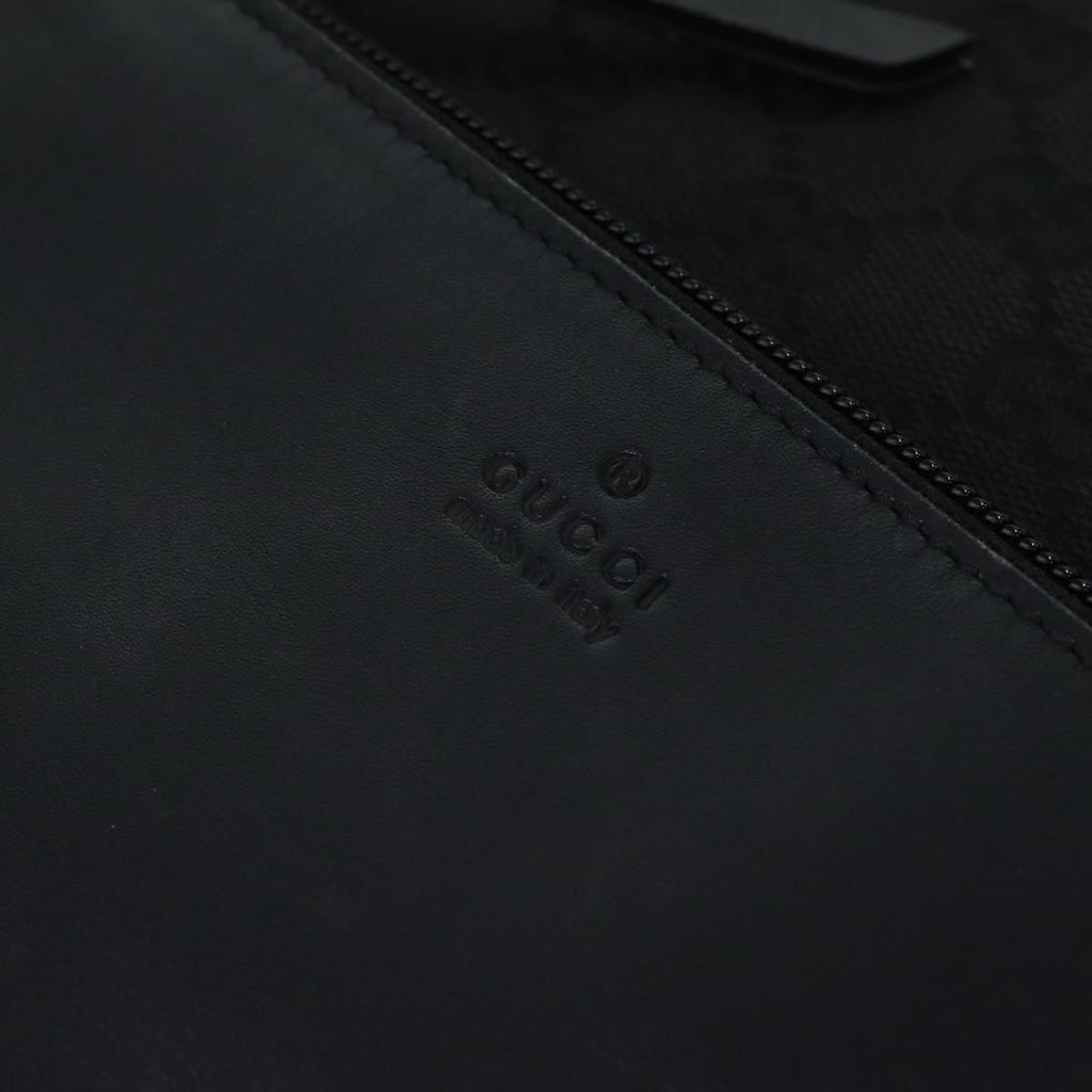 GUCCI GG Canvas Tote Bag Black 28892 yk14623