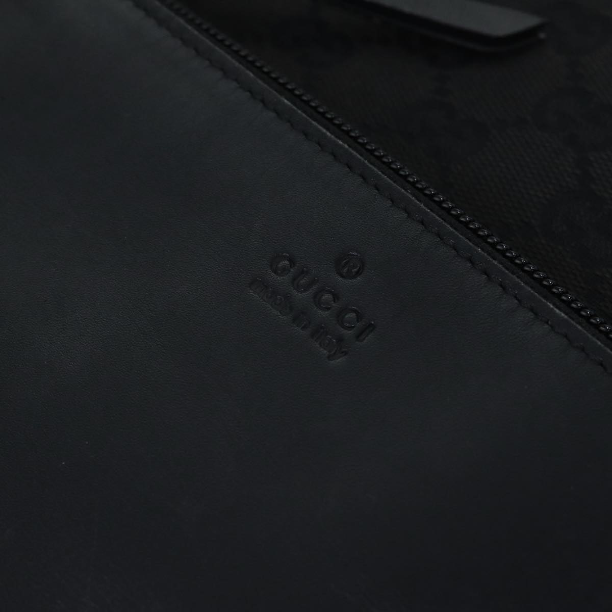 GUCCI GG Canvas Tote Bag Black 28892 yk14623
