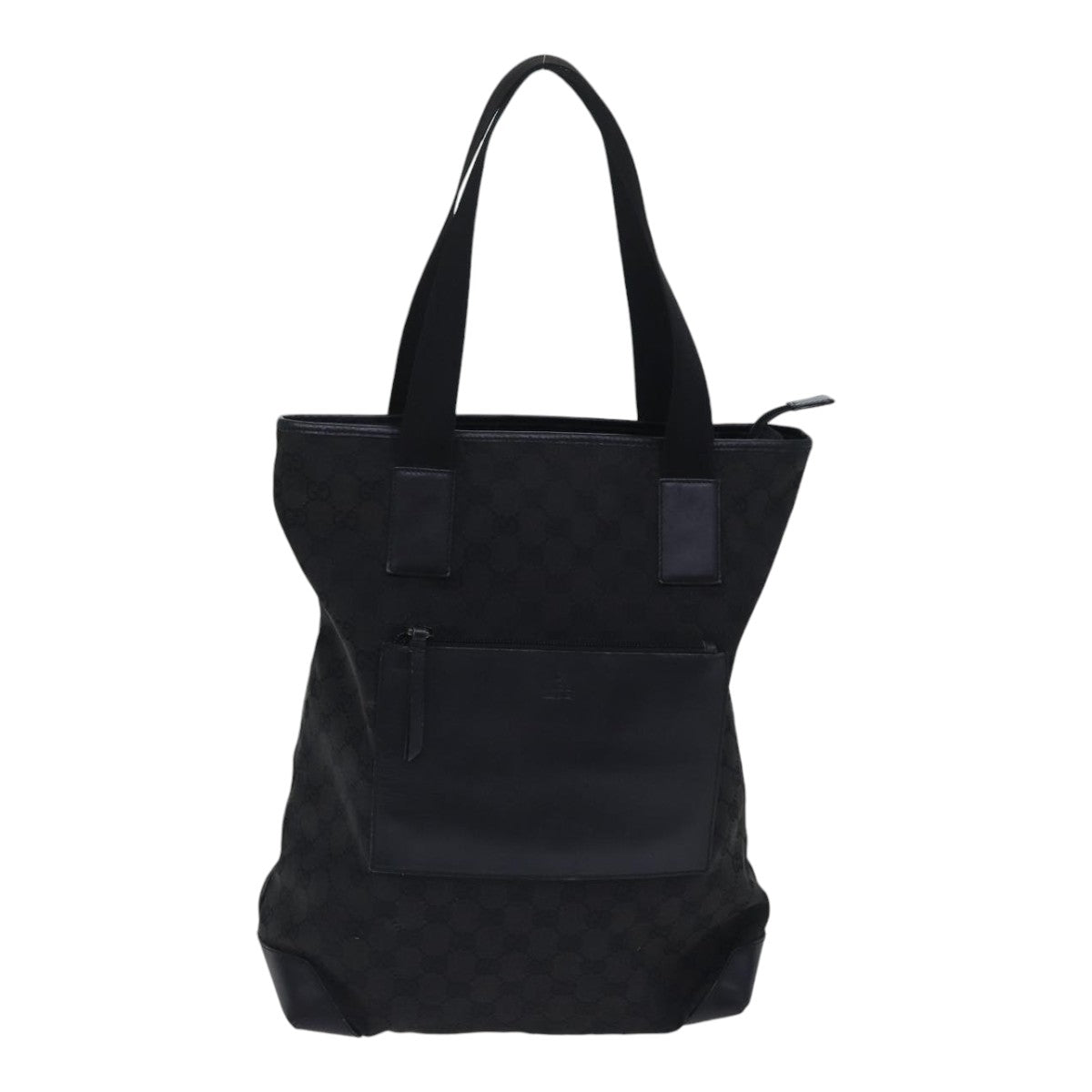 GUCCI GG Canvas Tote Bag Black 28892 yk14623