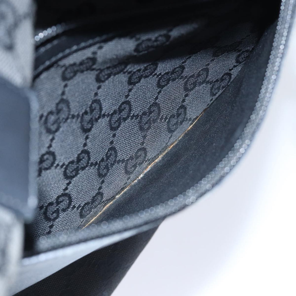 GUCCI GG Canvas Tote Bag Black 28892 yk14623