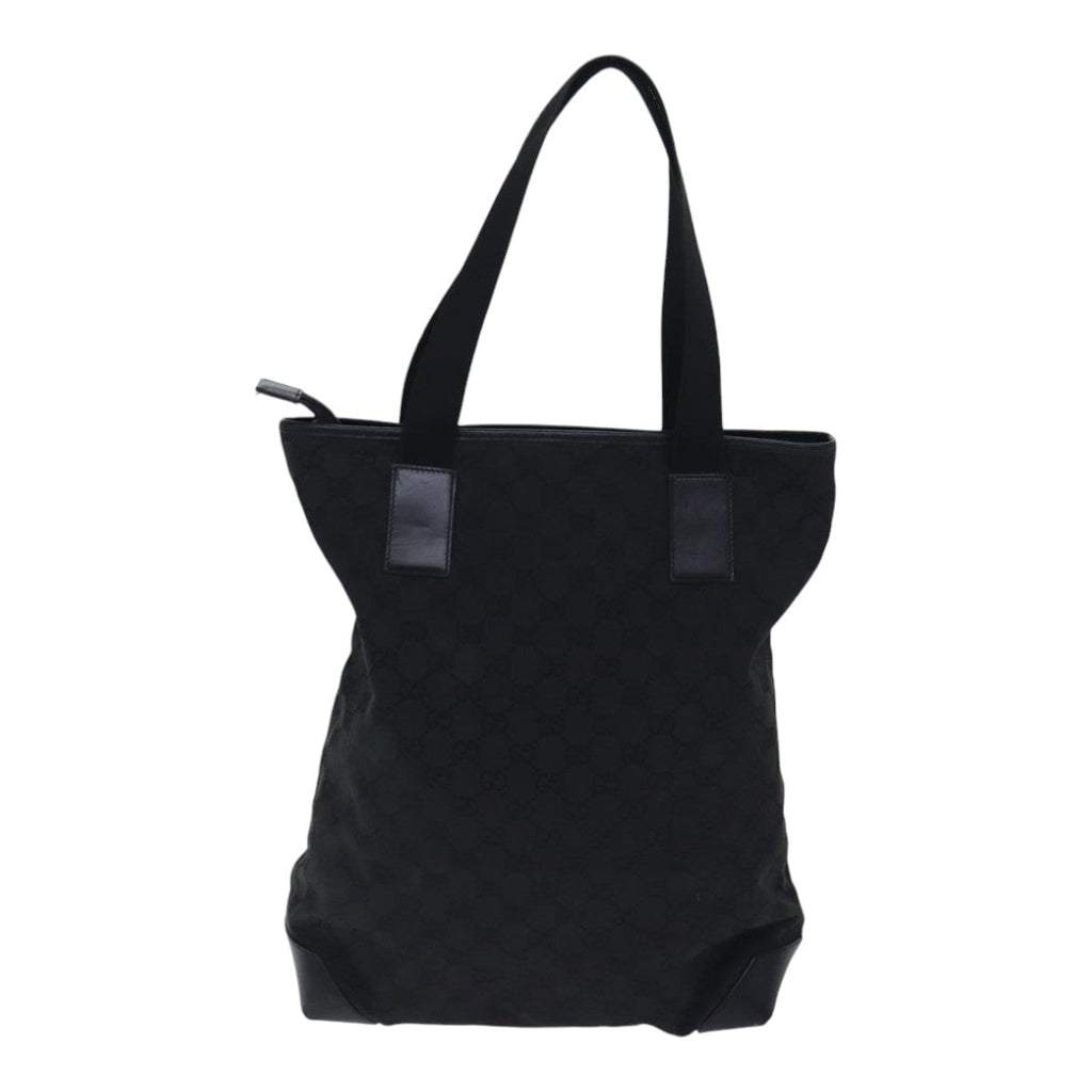 GUCCI GG Canvas Tote Bag Black 28892 yk14623