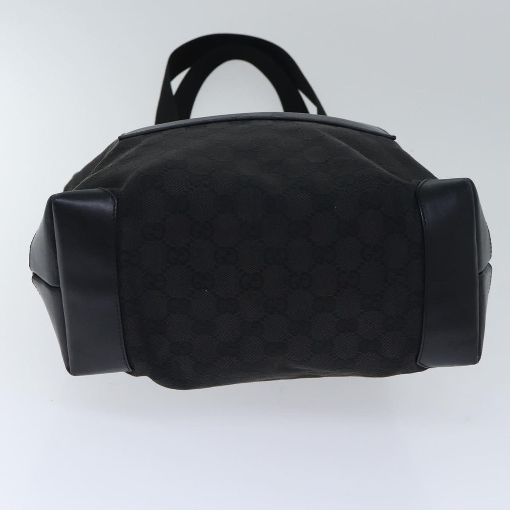 GUCCI GG Canvas Tote Bag Black 28892 yk14623