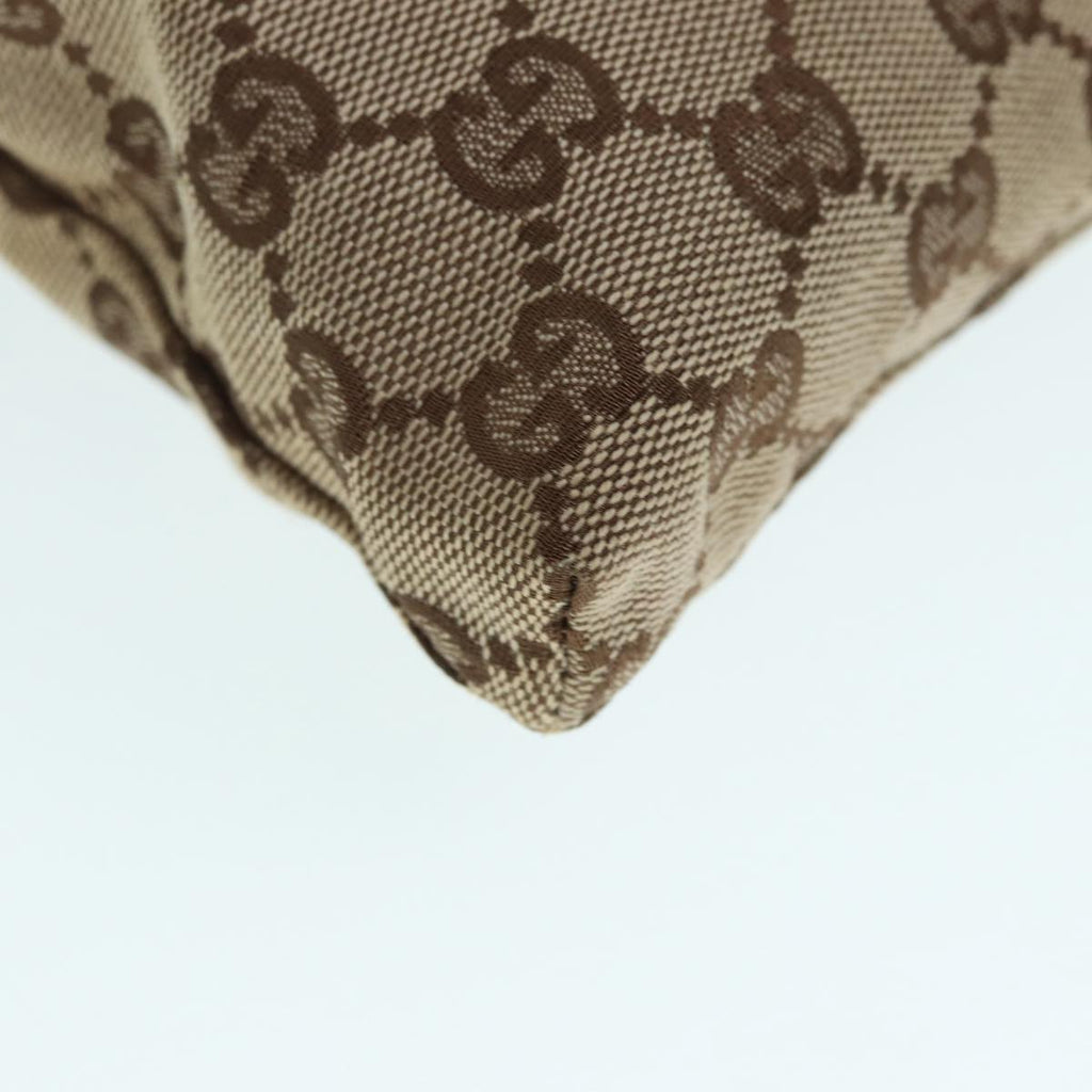 GUCCI GG Canvas Waist bag Beige Silver 28566 yk14629