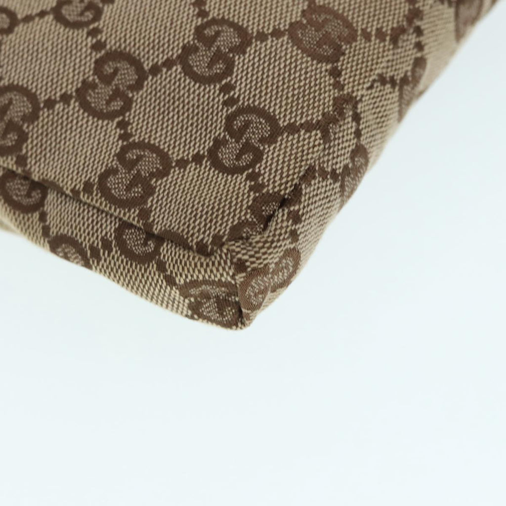 GUCCI GG Canvas Waist bag Beige Silver 28566 yk14629