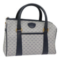 GUCCI Micro GG Supreme Hand Bag PVC Navy Gold 000 40 0207 yk14683