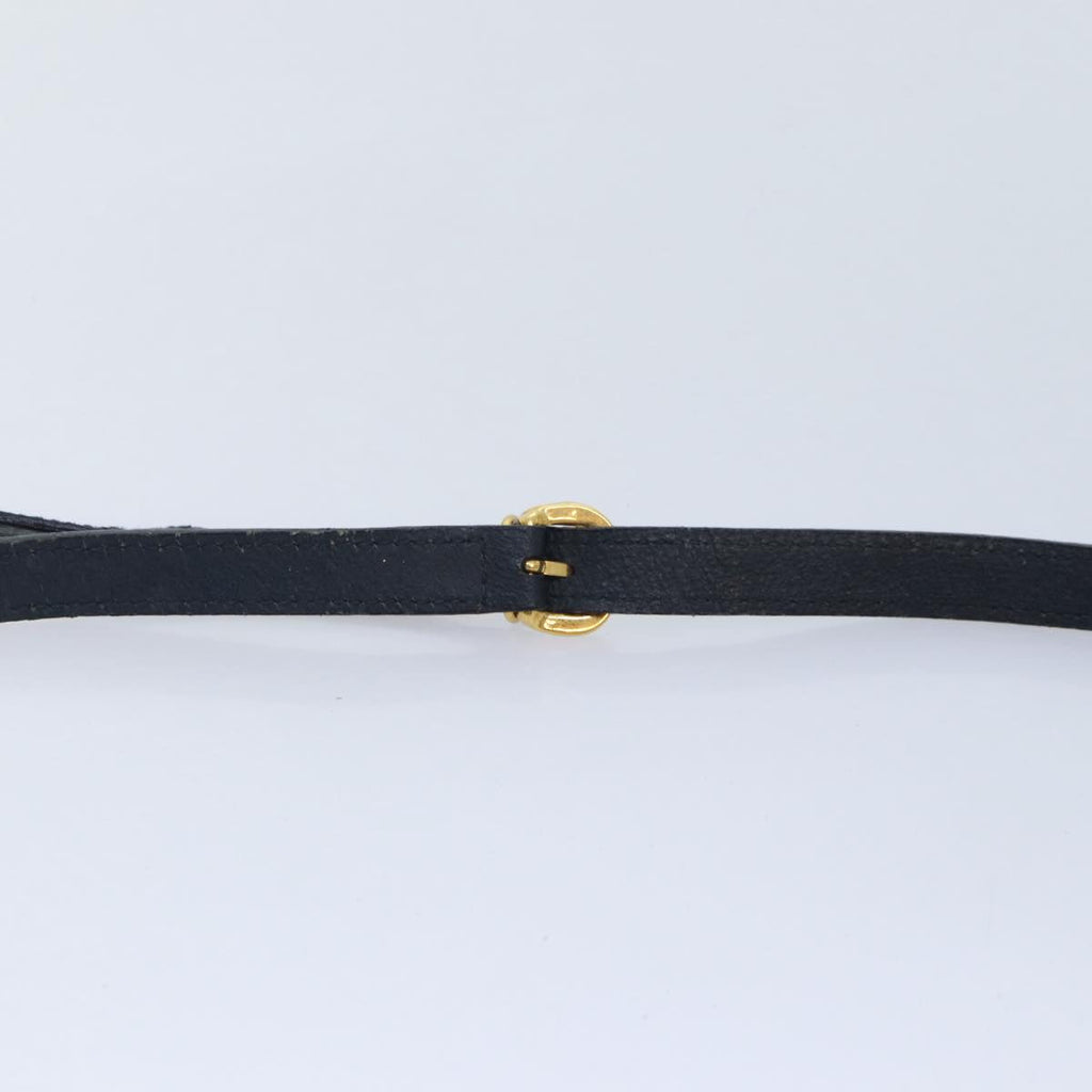 GUCCI GG Supreme Shoulder Bag PVC Navy Gold yk14693