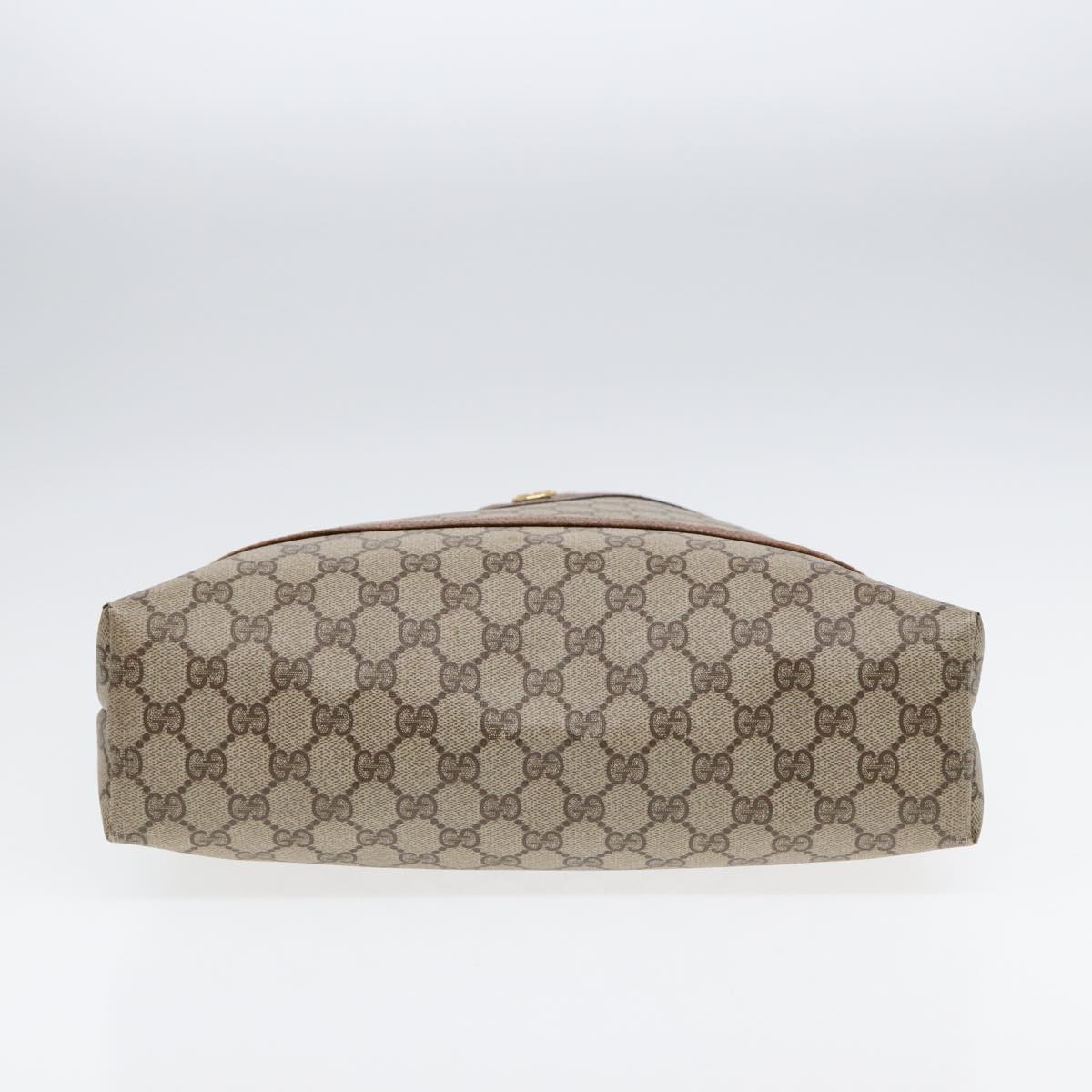 GUCCI GG Supreme Web Sherry Line Tote Bag PVC Beige 89 02 003 yk14710
