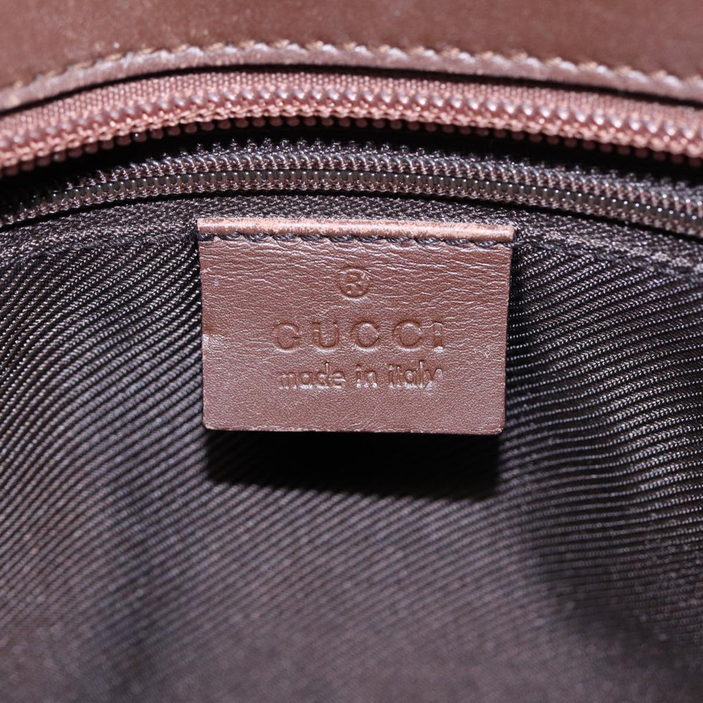 GUCCI GG Canvas Hand Bag Beige Gold 002 1119 yk14728