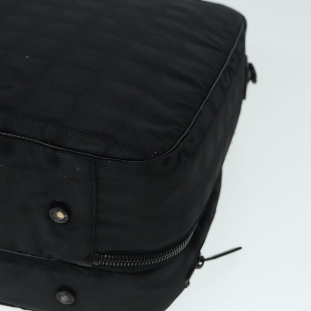 CHANEL New Travel Line Travel Case Nylon Black CC yk14766