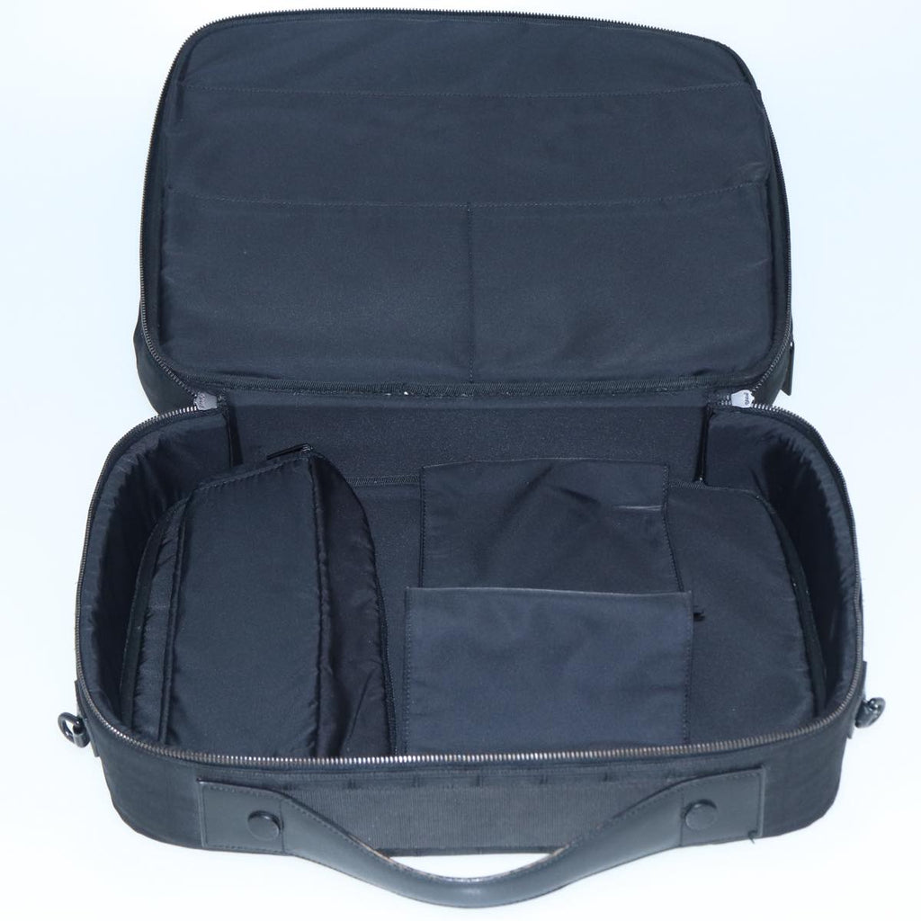 CHANEL New Travel Line Travel Case Nylon Black CC yk14766