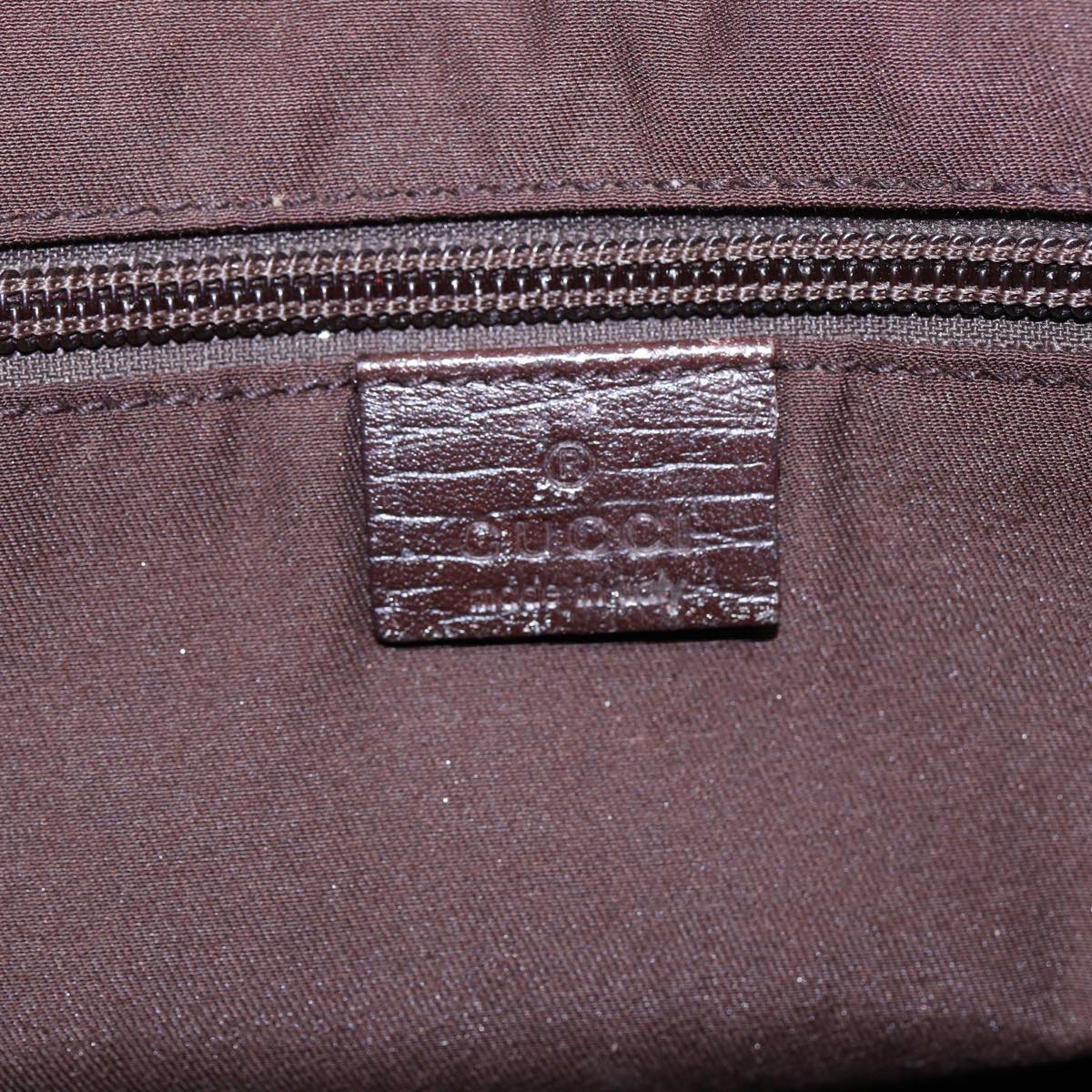 GUCCI GG Supreme Hand Bag PVC Leather Beige Silver 141976 yk14836