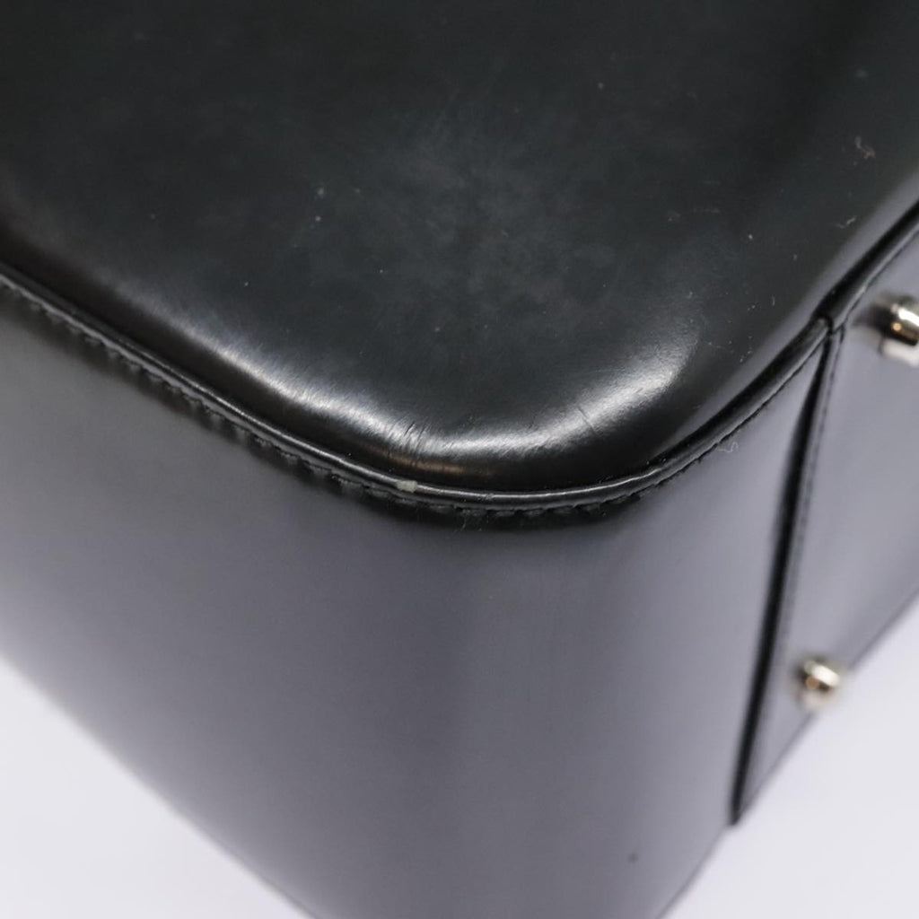GUCCI Hand Bag Patent leather Black Silver 000 1013 0504 yk14877
