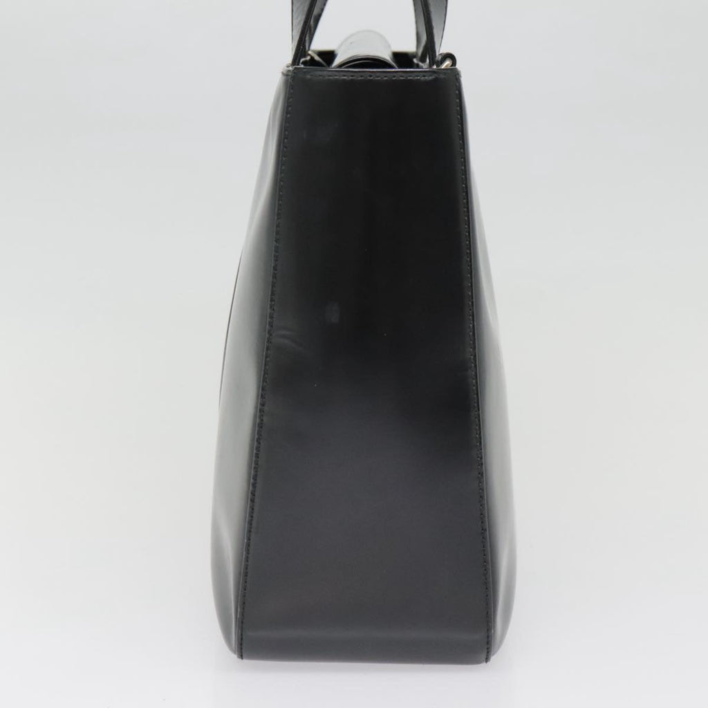 GUCCI Hand Bag Patent leather Black Silver 000 1013 0504 yk14877