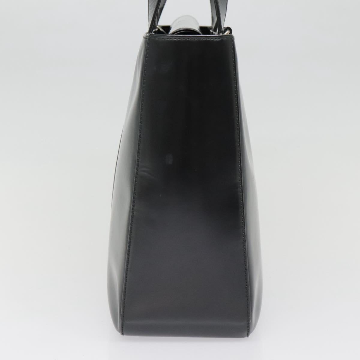 GUCCI Hand Bag Patent leather Black Silver 000 1013 0504 yk14877