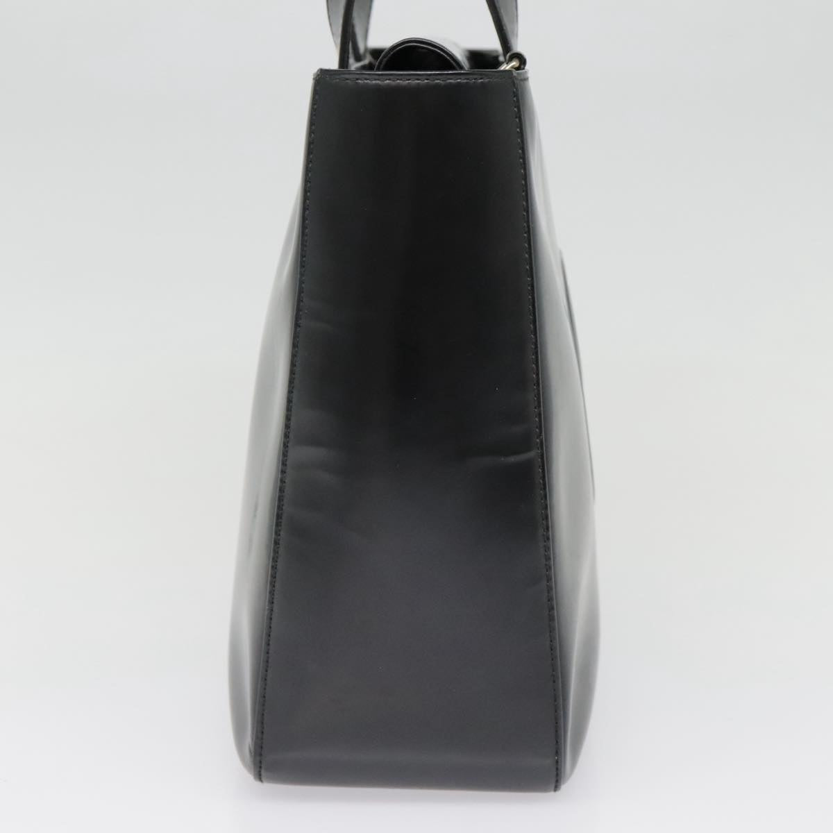 GUCCI Hand Bag Patent leather Black Silver 000 1013 0504 yk14877