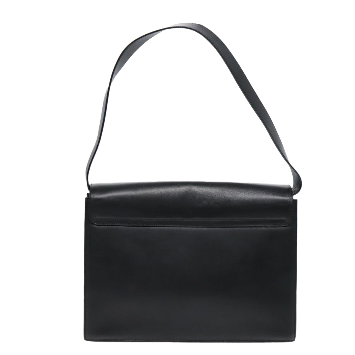GUCCI Shoulder Bag Leather Gold Black 001 1274 1910 yk14895