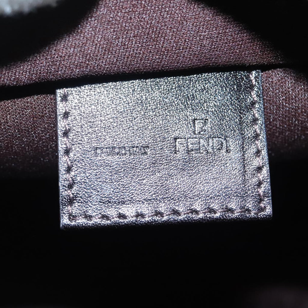 FENDI Zucchino Canvas Hand Bag Beige yk14935