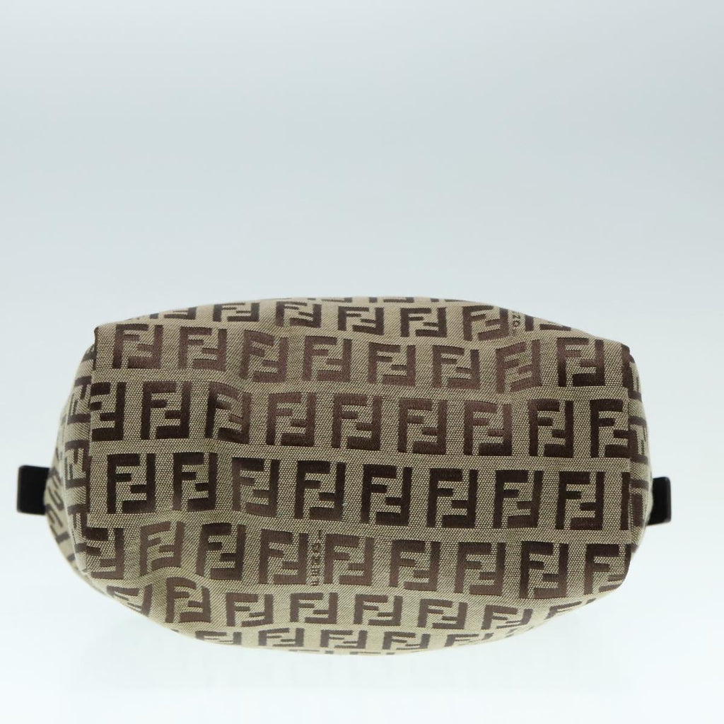 FENDI Zucchino Canvas Hand Bag Beige yk14935