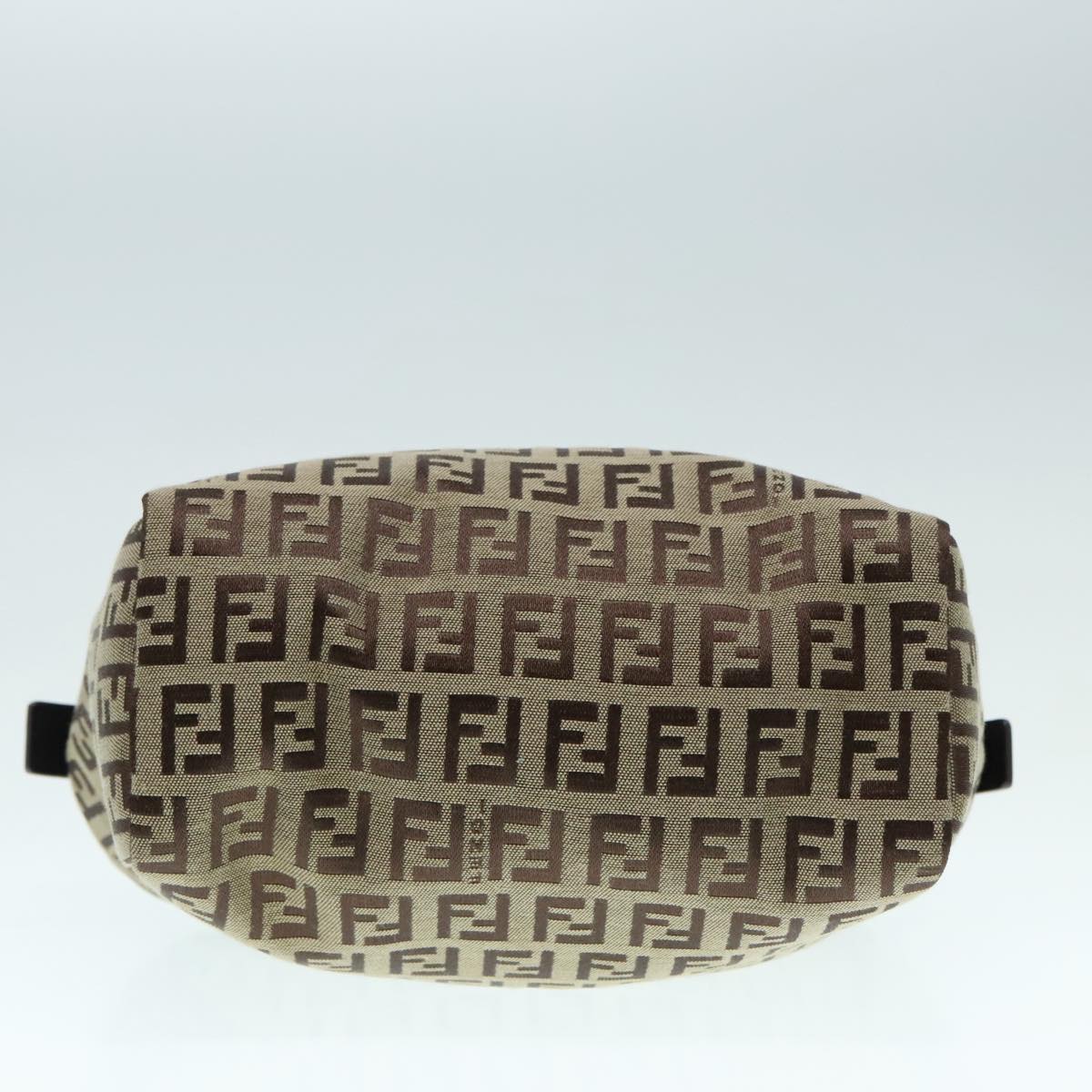 FENDI Zucchino Canvas Hand Bag Beige yk14935