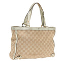 GUCCI GG Canvas Abbey Tote Bag Beige Gold 170004 yk15021