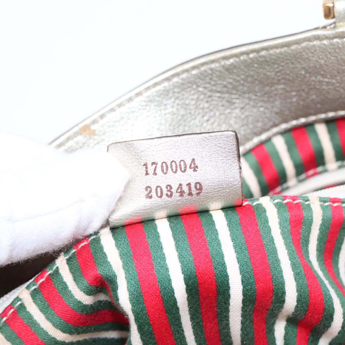 GUCCI GG Canvas Abbey Tote Bag Beige Gold 170004 yk15021