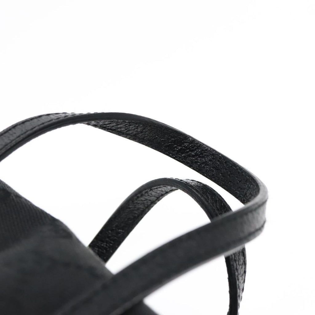 GUCCI GG Canvas Mini Hand Bag Black Silver 124541 yk15028