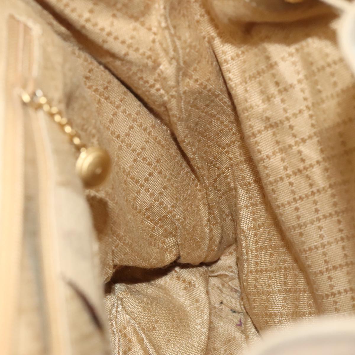 GUCCI Bamboo Backpack Suede Outlet Beige Gold 003 1998 0016 yk15048