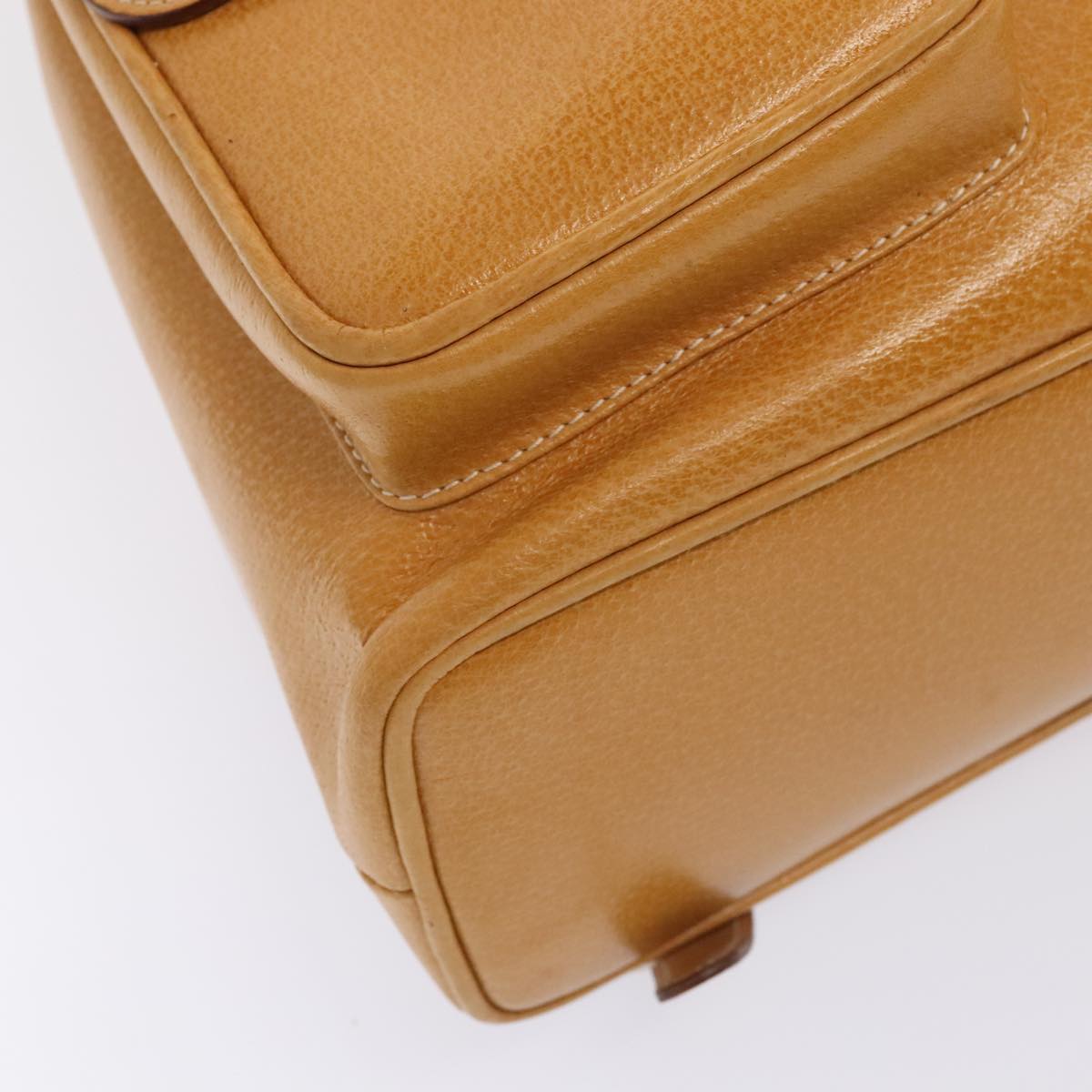 GUCCI Bamboo Backpack Leather Yellow 003 2058 0016 yk15057