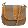 GUCCI Micro GG Supreme Shoulder Bag PVC Leather Beige Gold yk15078