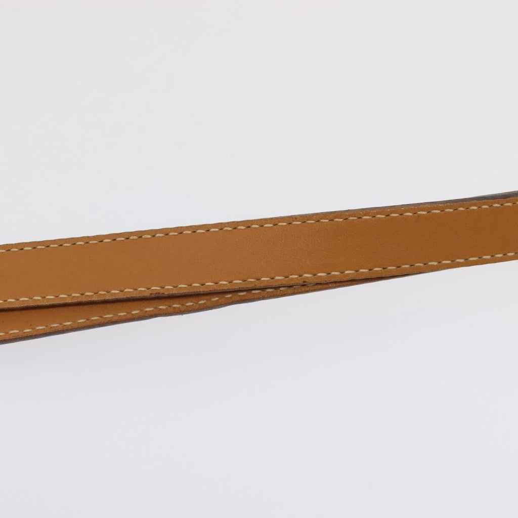 GUCCI Micro GG Supreme Shoulder Bag PVC Leather Beige Gold yk15078