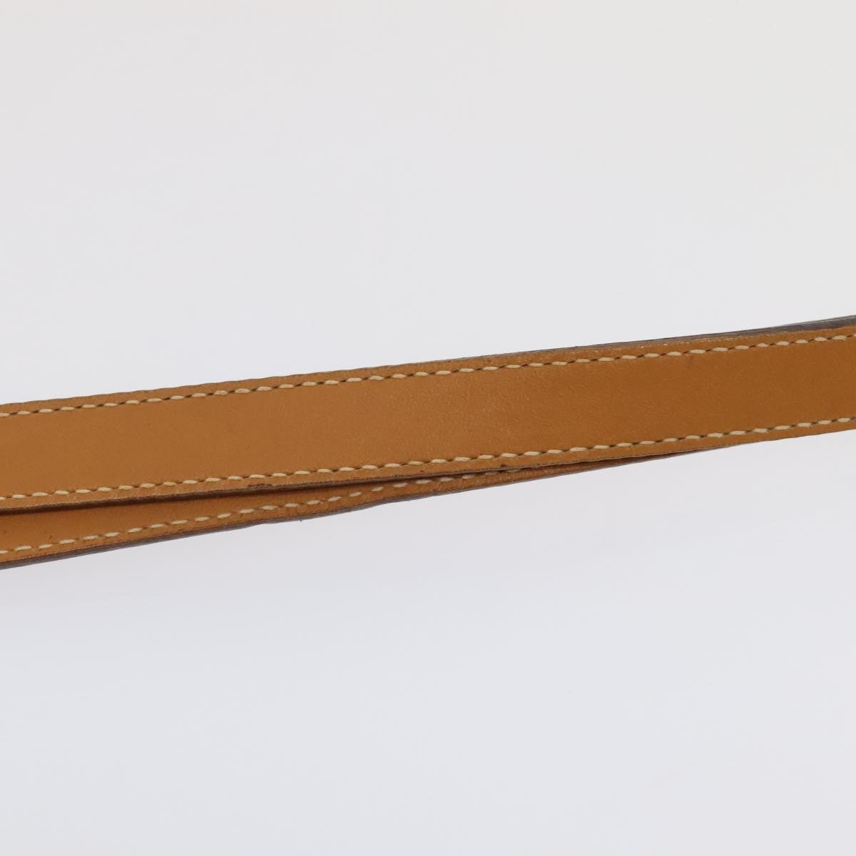 GUCCI Micro GG Supreme Shoulder Bag PVC Leather Beige Gold yk15078