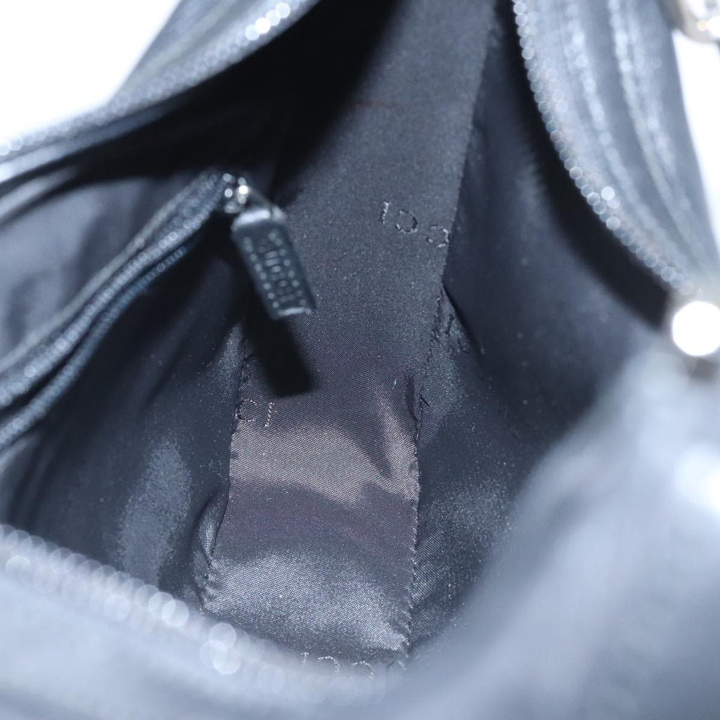 GUCCI Chain Shoulder Bag Leather Black Silver 001 3873 3754 yk15085
